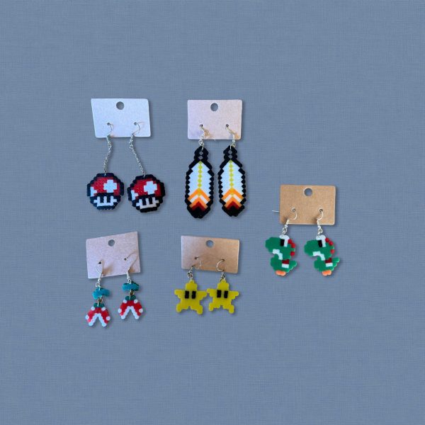 Boucles d’oreilles Mario