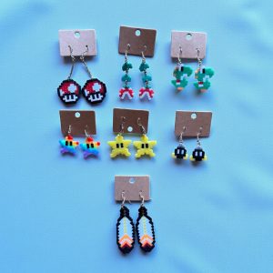 Boucles d’oreilles Mario