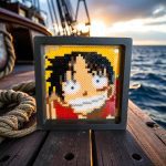 Tableau flottant Luffy