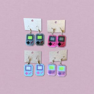 Boucles d’oreilles Gameboy